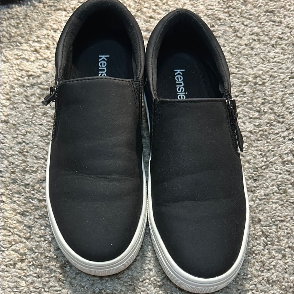Kensie Men's Black Slip-On Shoes